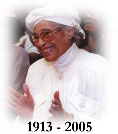 Mrs Rosa Parks is honored by millions of people around the world.